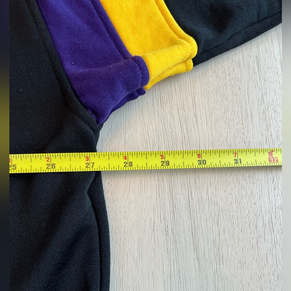 Vintage FUBU Athletic NBA Button Up Jersey 05 Lakers Black Gold Purple Size XL - Picture 11 of 13